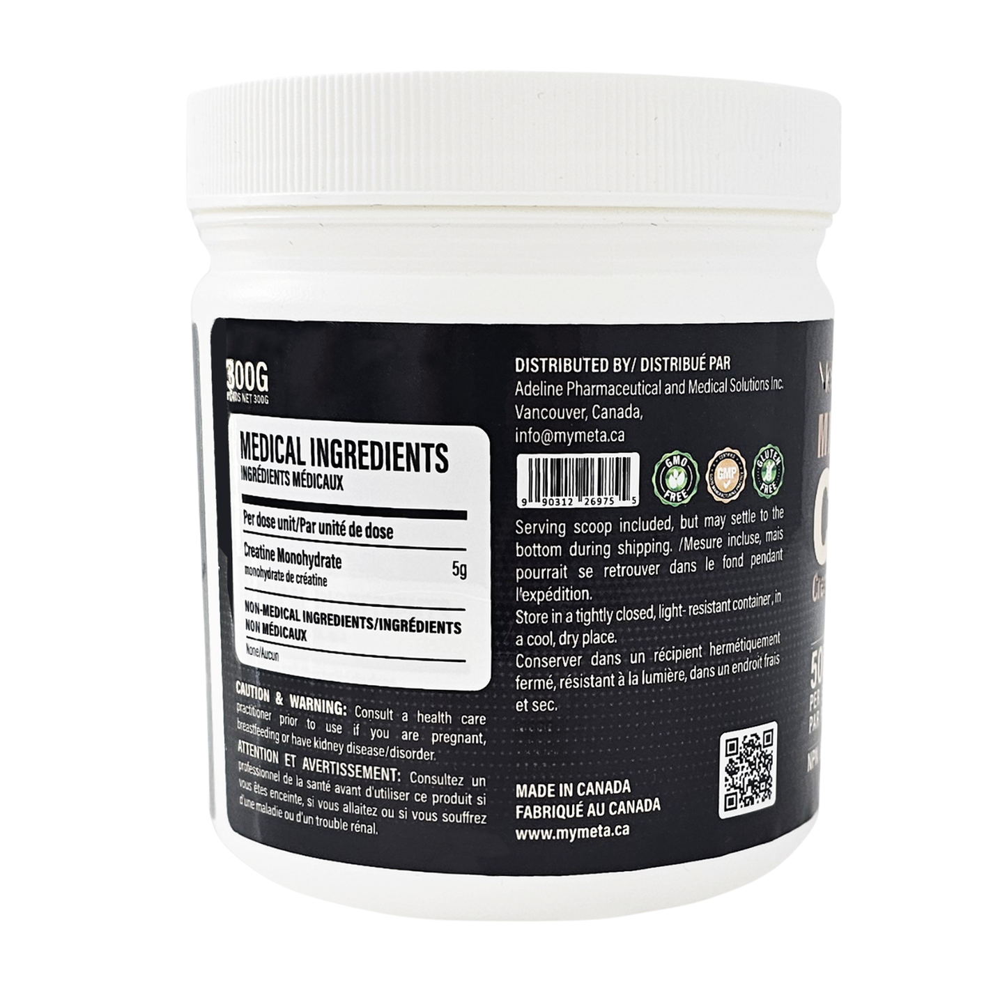 MetaLife 100% Pure Creatine Monohydrate