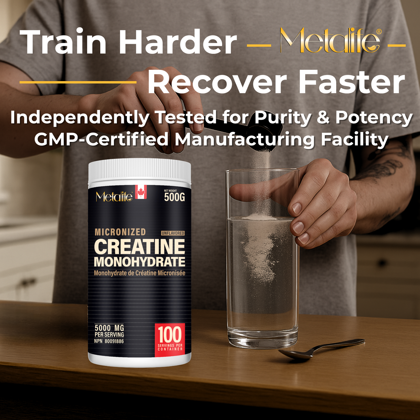 MetaLife 100% Pure Creatine Monohydrate