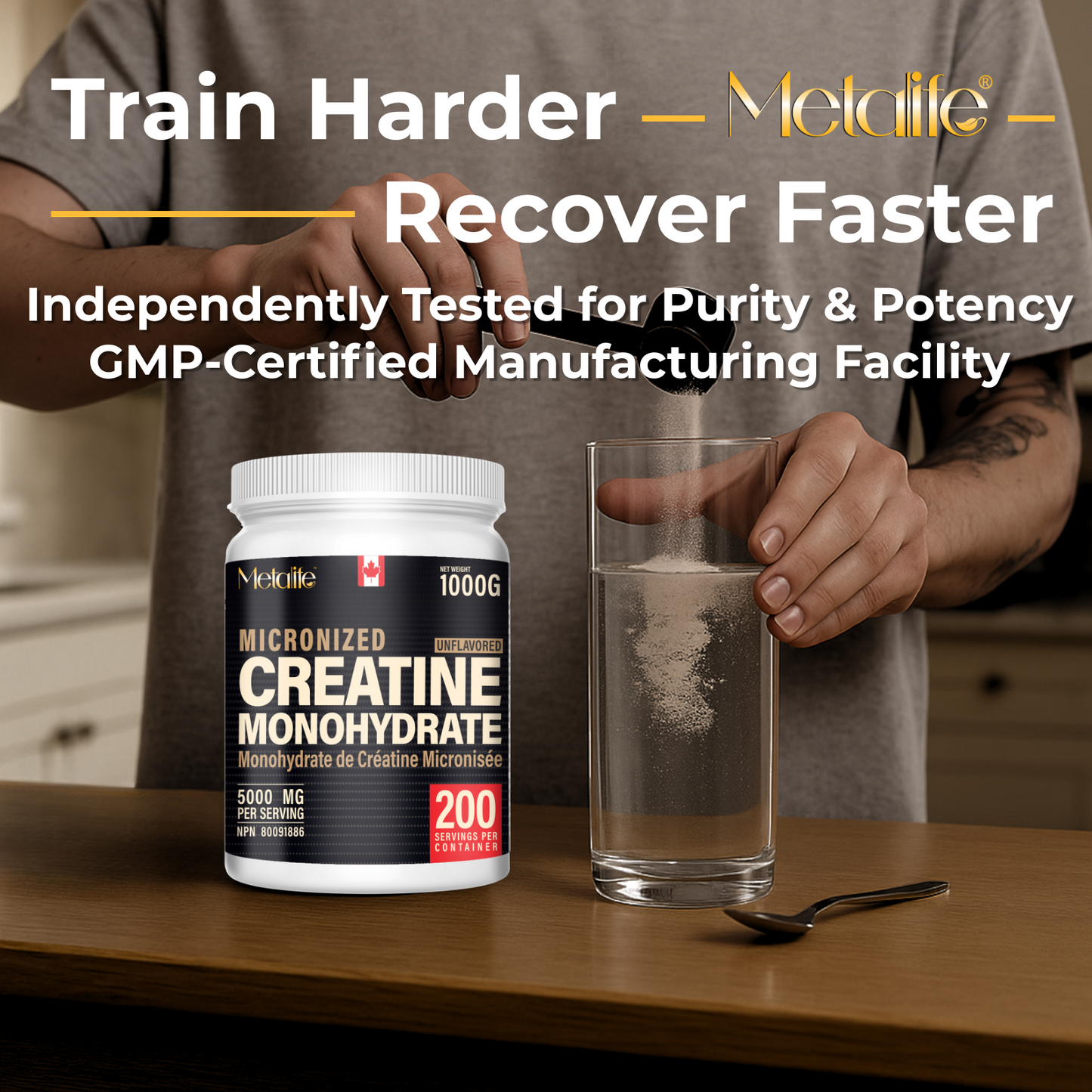 MetaLife 100% Pure Creatine Monohydrate