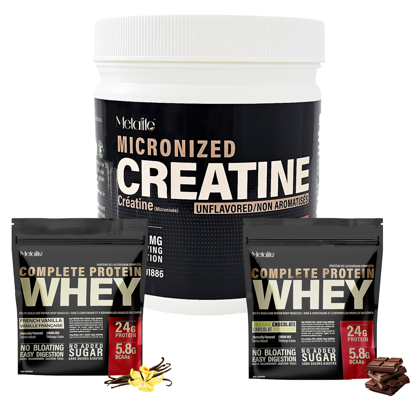 3x Whey Protein Powder & Creatine