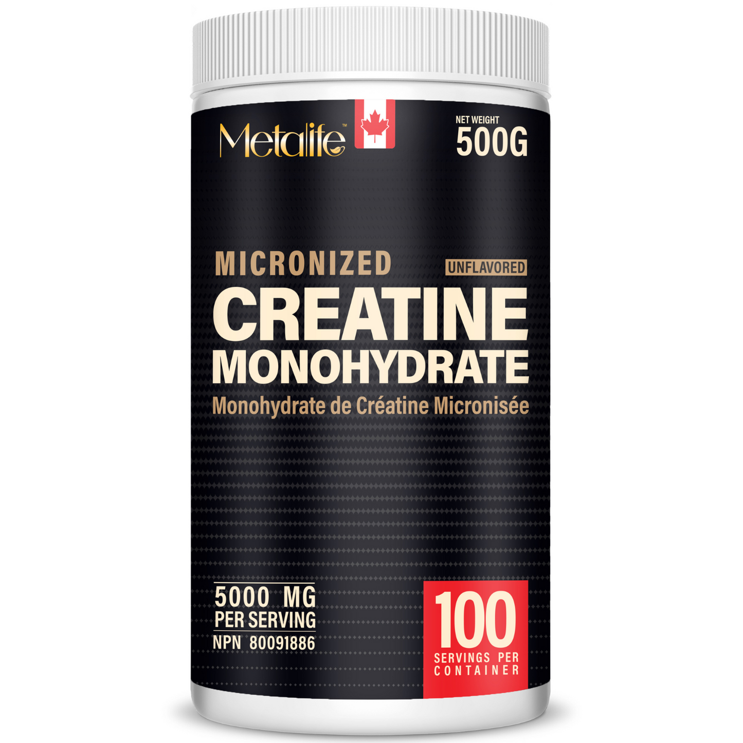 MetaLife 100% Pure Creatine Monohydrate