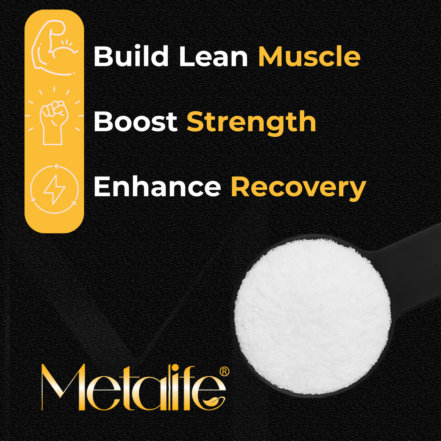 MetaLife 100% Pure Creatine Monohydrate